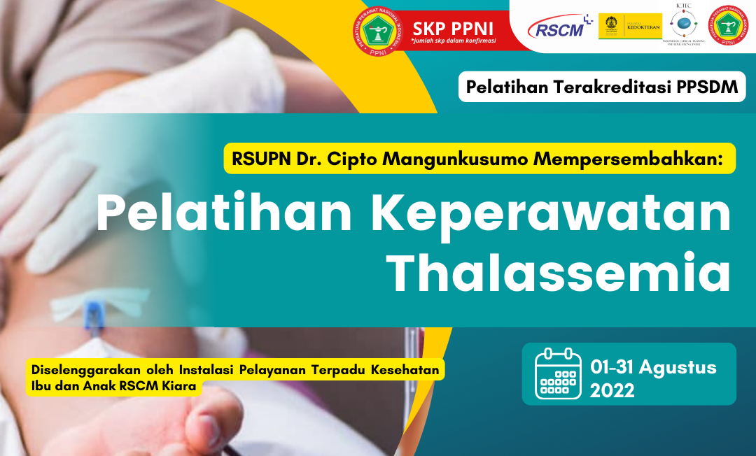 THALASEMIA-2022 PELATIHAN KEPERAWATAN THALASEMIA