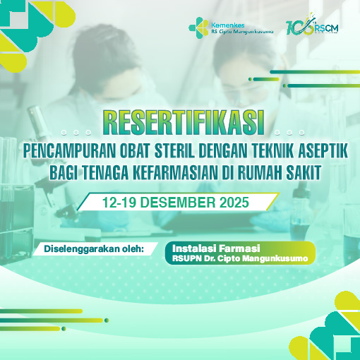 Dispensing 2025 Resertifikasi Dispensing Aseptik 2025