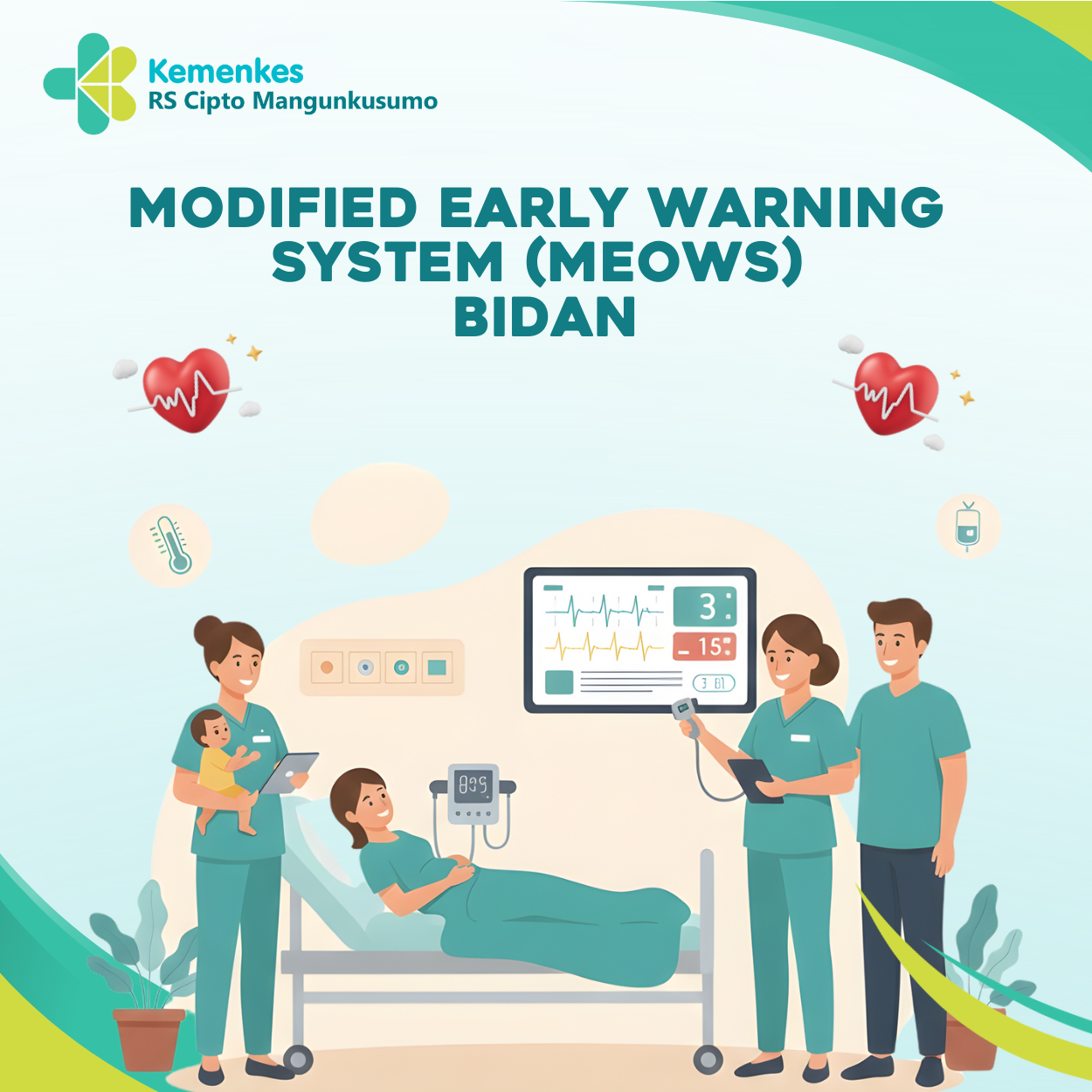 MEOWS Bidan 2026 Modified Early Obstetric Warning System (MEOWS) Bidan